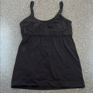 Kindred Bravely Black Nursing and Pumping Tank
